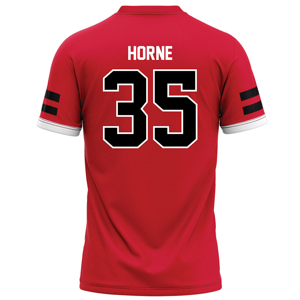 Arkansas State - NCAA Football : Jerry Horne - Red Football Jersey-1