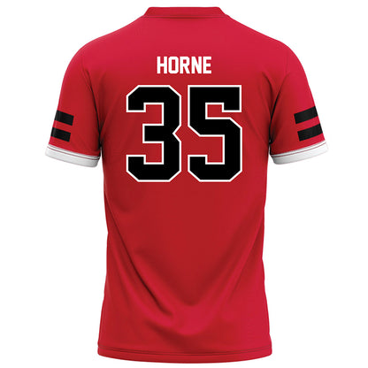 Arkansas State - NCAA Football : Jerry Horne - Red Football Jersey-1