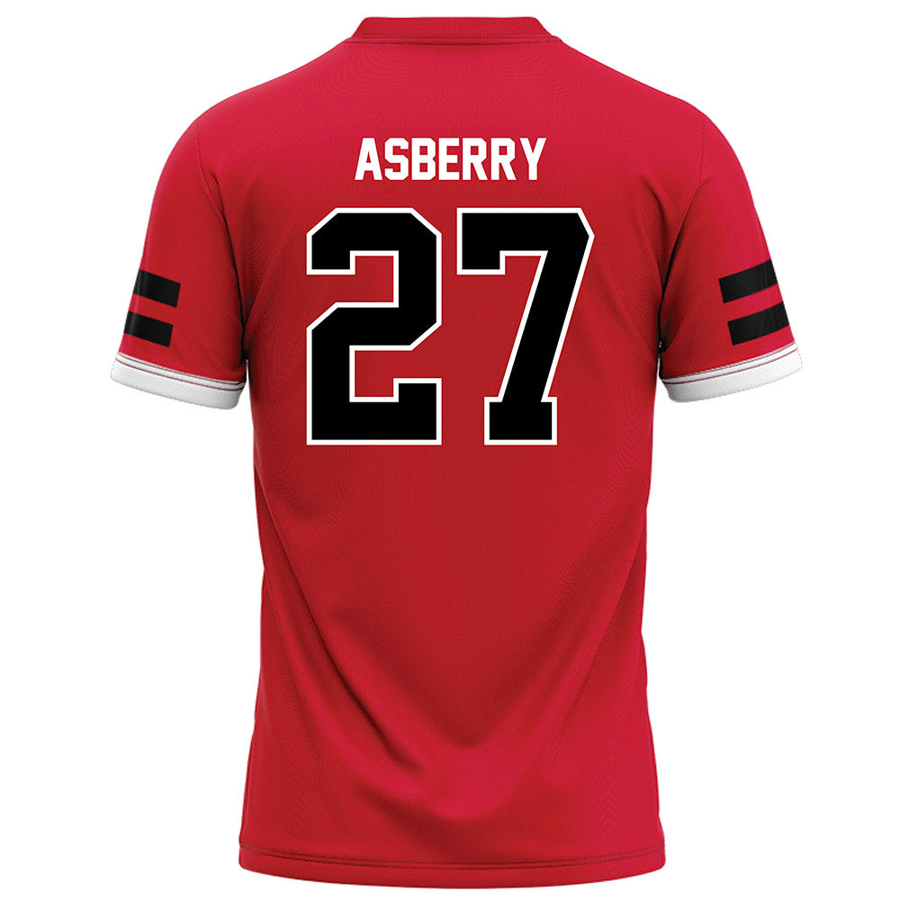 Arkansas State - NCAA Football : Noland Asberry - Red Football Jersey-1