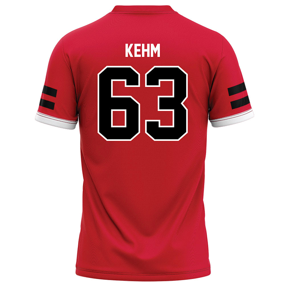 Arkansas State - NCAA Football : Aiden Kehm - Red Football Jersey-1