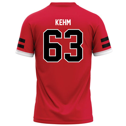 Arkansas State - NCAA Football : Aiden Kehm - Red Football Jersey-1