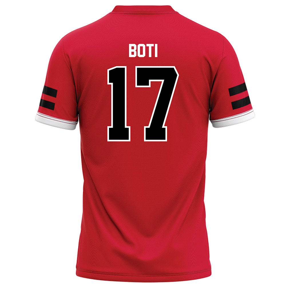 Arkansas State - NCAA Football : Christopher Boti - Red Football Jersey-1