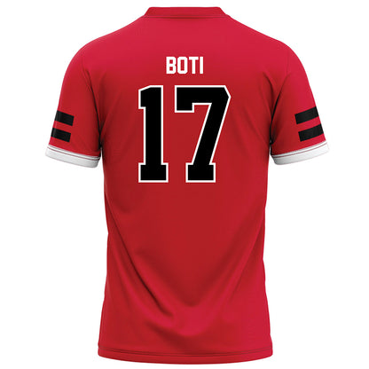 Arkansas State - NCAA Football : Christopher Boti - Red Football Jersey-1