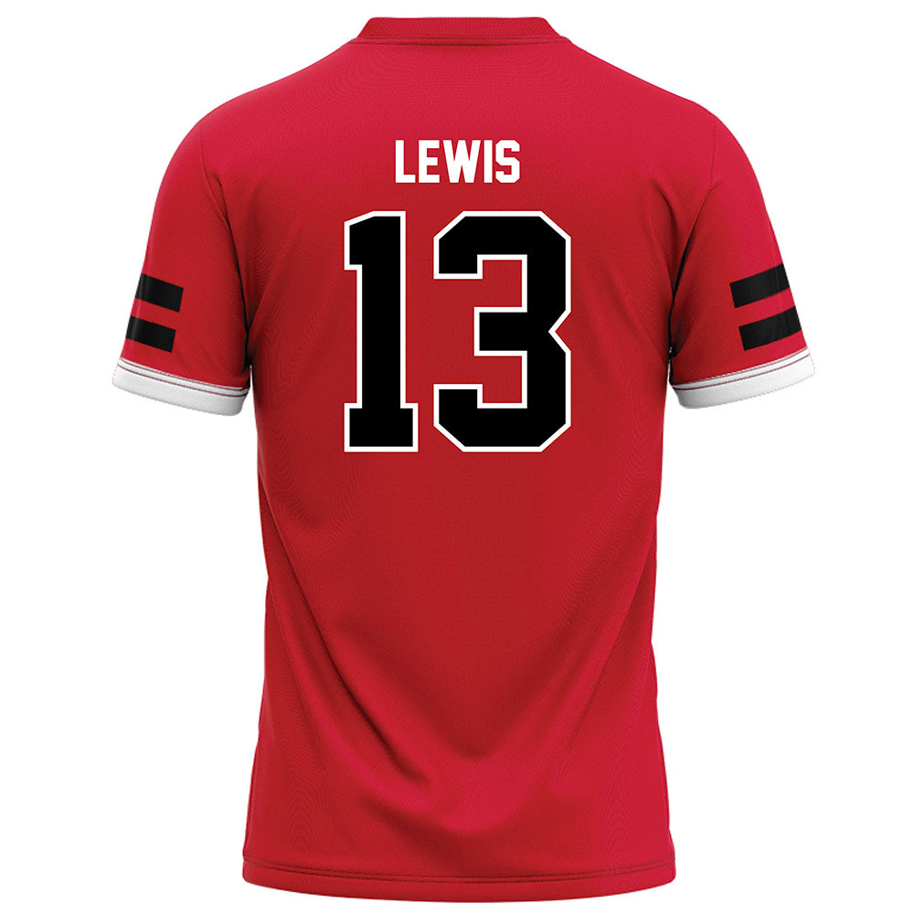 Arkansas State - NCAA Football : Tyrell Lewis - Red Football Jersey-1