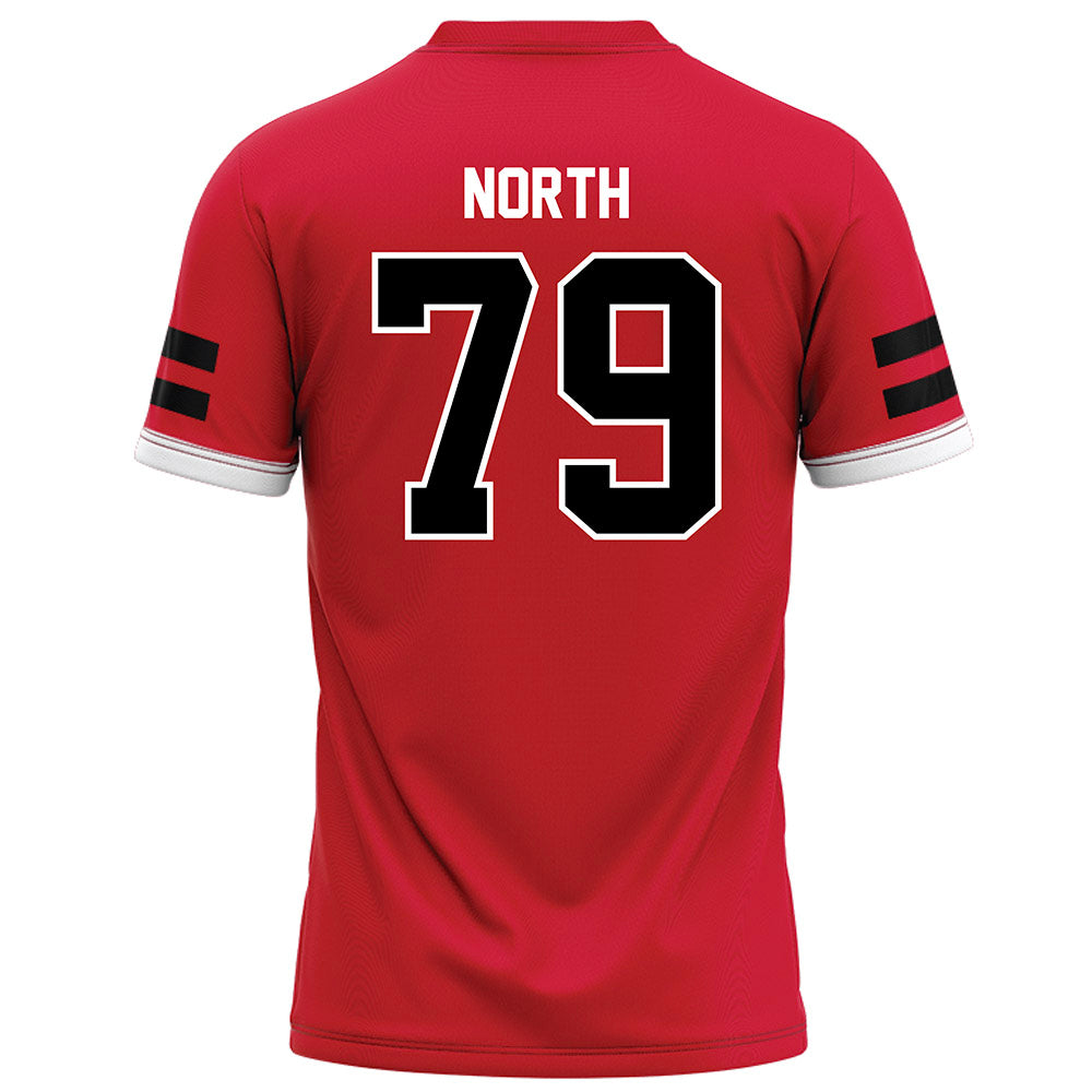 Arkansas State - NCAA Football : Baker North - Red Football Jersey