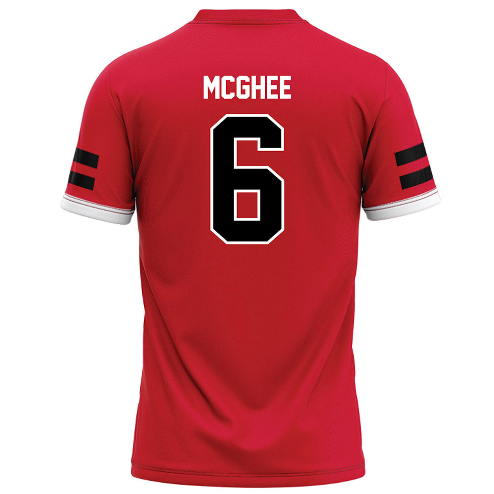 Arkansas State - NCAA Football : AG McGhee - Red Football Jersey-1
