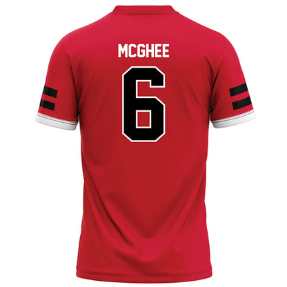 Arkansas State - NCAA Football : AG McGhee - Red Football Jersey-1