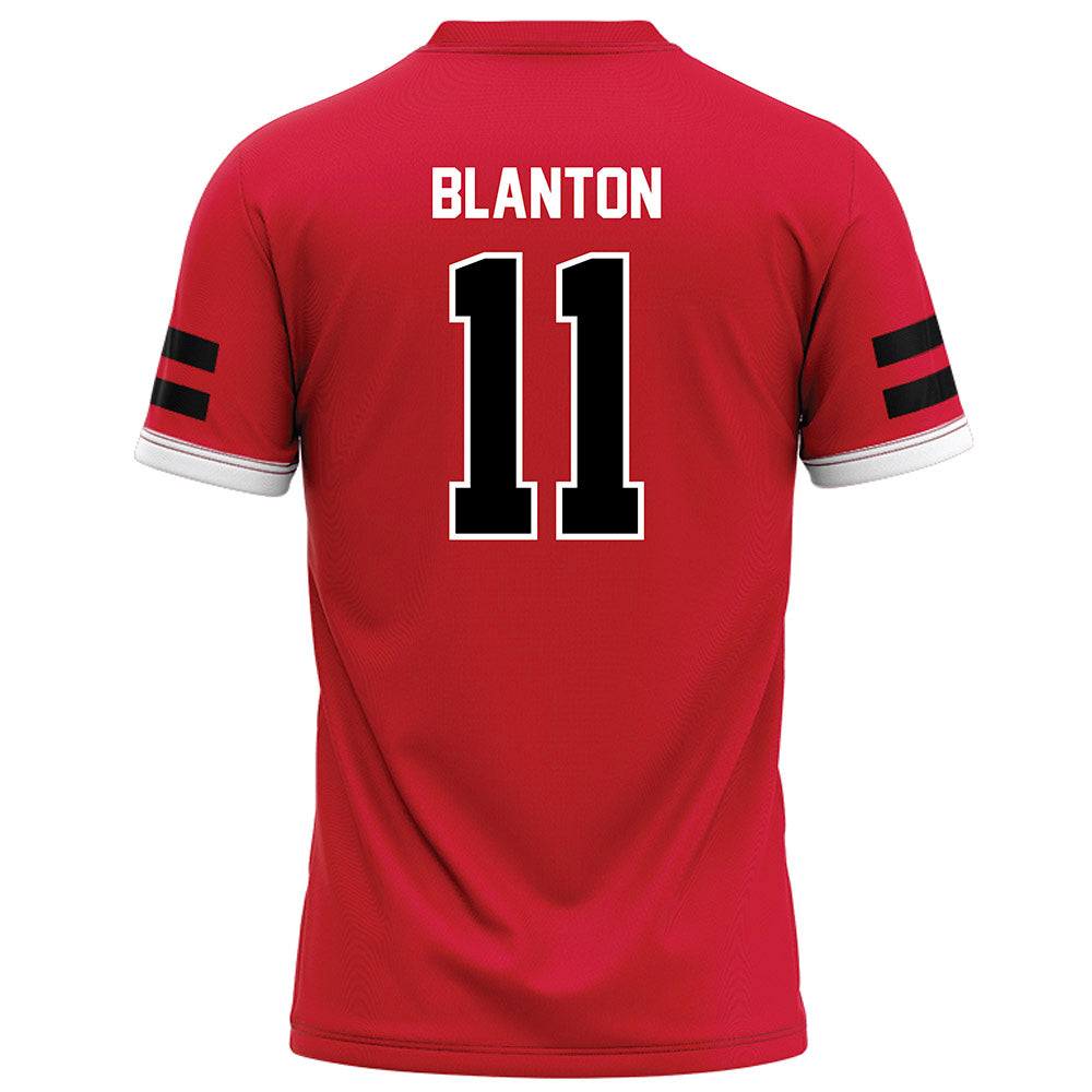 Arkansas State - NCAA Football : Demarcco Blanton - Red Football Jersey-1