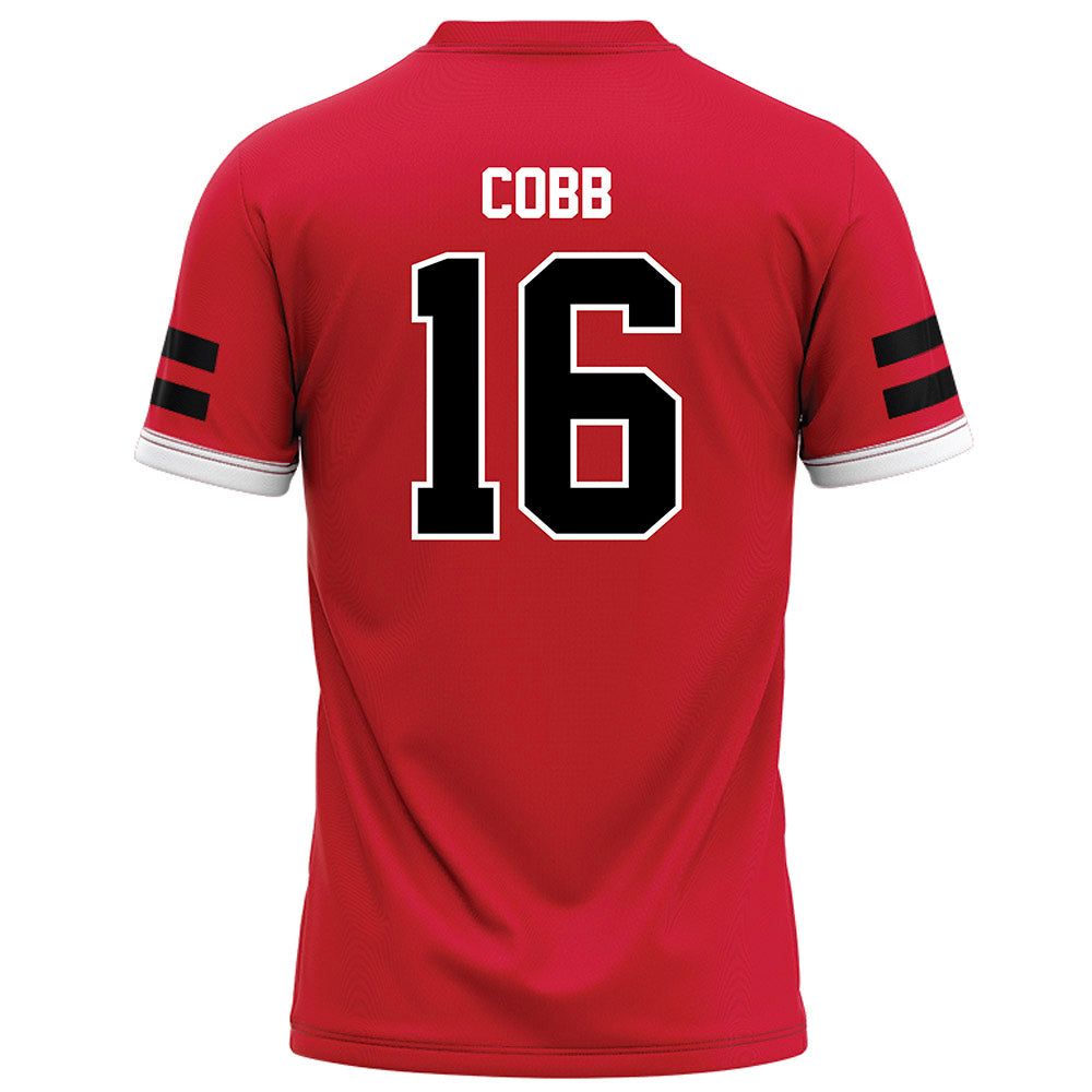Arkansas State - NCAA Football : Chauncy Cobb - Red Football Jersey