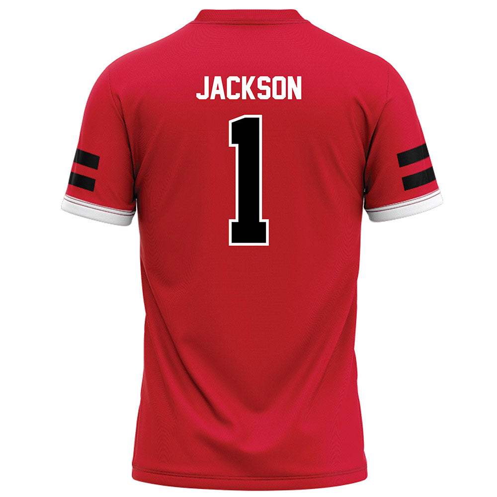 Arkansas State - NCAA Football : Braden Jackson - Red Football Jersey-1