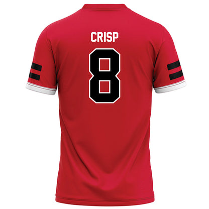 Arkansas State - NCAA Football : Dylan Crisp - Red Football Jersey-1