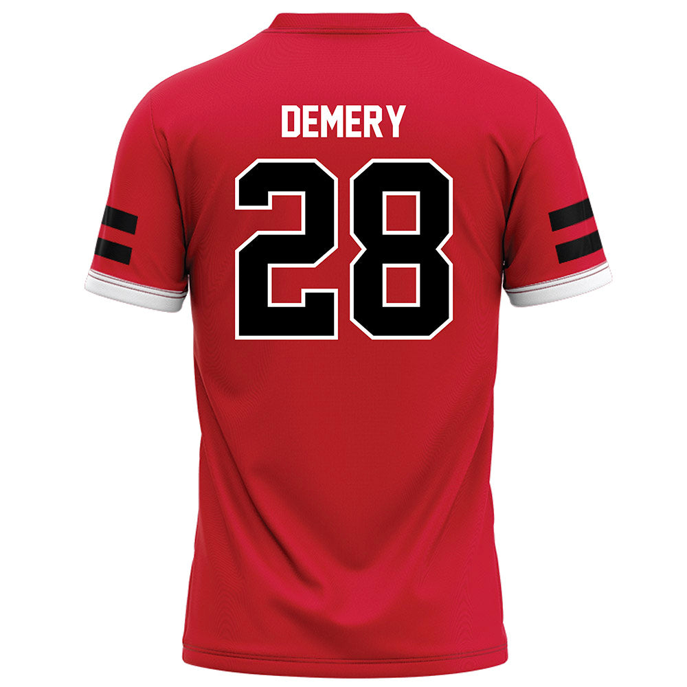 Arkansas State - NCAA Football : Daniel Demery - Red Football Jersey-1