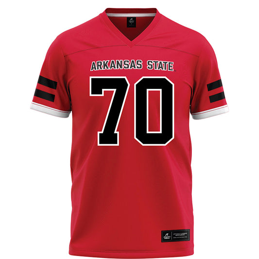 Arkansas State - NCAA Football : Royce Baucom - Red Football Jersey