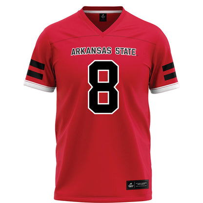 Arkansas State - NCAA Football : Josh Flowers - Red Football Jersey