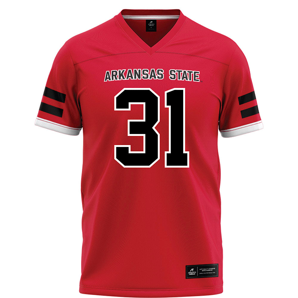 Arkansas State - NCAA Football : Xavier Ross - Red Football Jersey-0