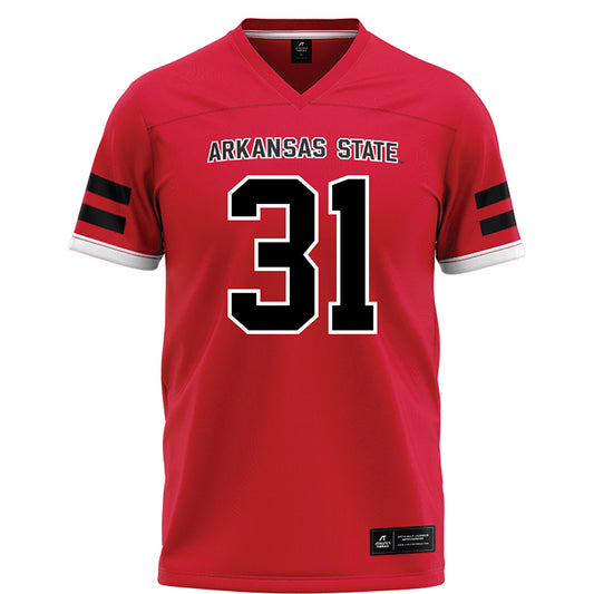 Arkansas State - NCAA Football : Xavier Ross - Red Football Jersey-0