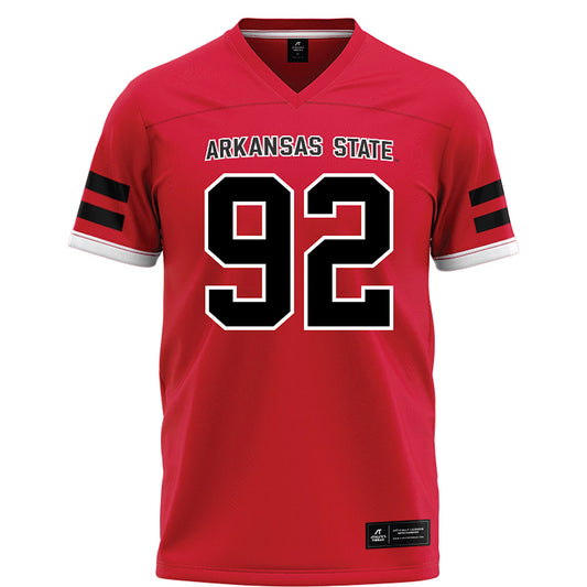 Arkansas State - NCAA Football : Thurman Geathers - Red Football Jersey