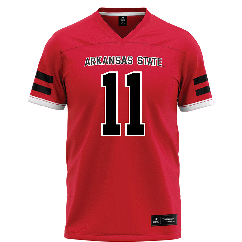 Arkansas State - NCAA Football : Demarcco Blanton - Red Football Jersey-0