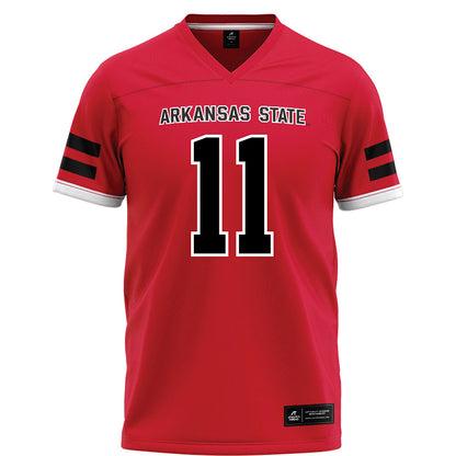 Arkansas State - NCAA Football : Demarcco Blanton - Red Football Jersey-0