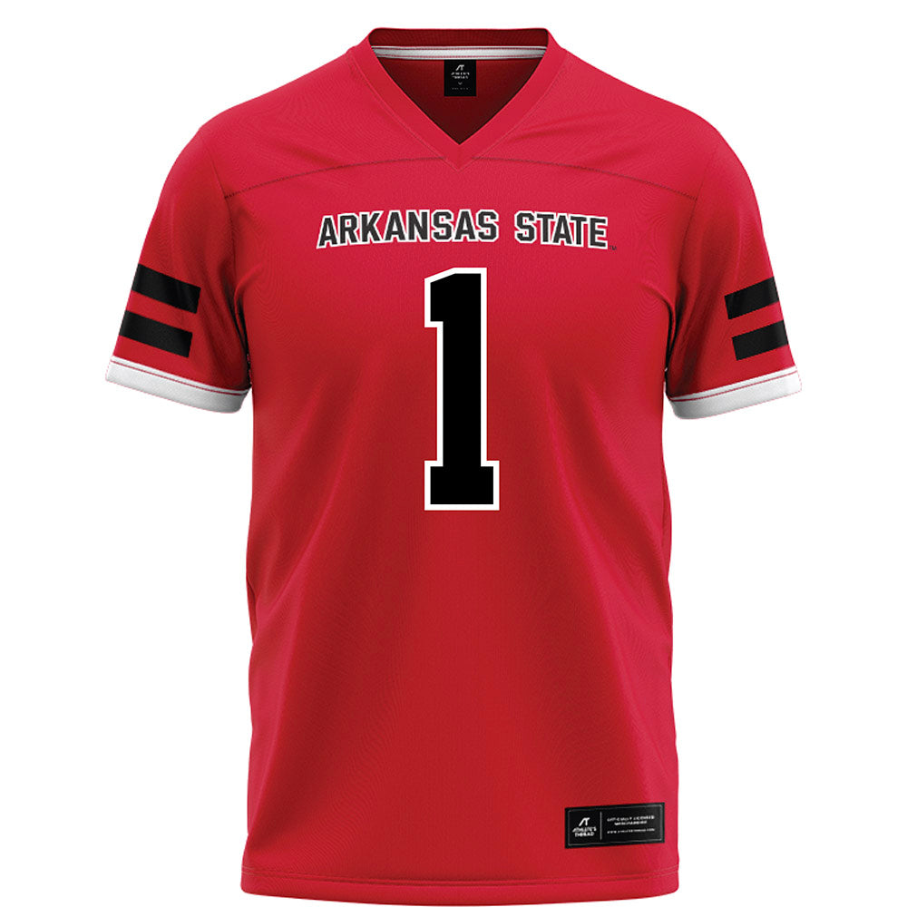 Arkansas State - NCAA Football : Braden Jackson - Red Football Jersey-0