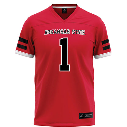 Arkansas State - NCAA Football : Braden Jackson - Red Football Jersey-0