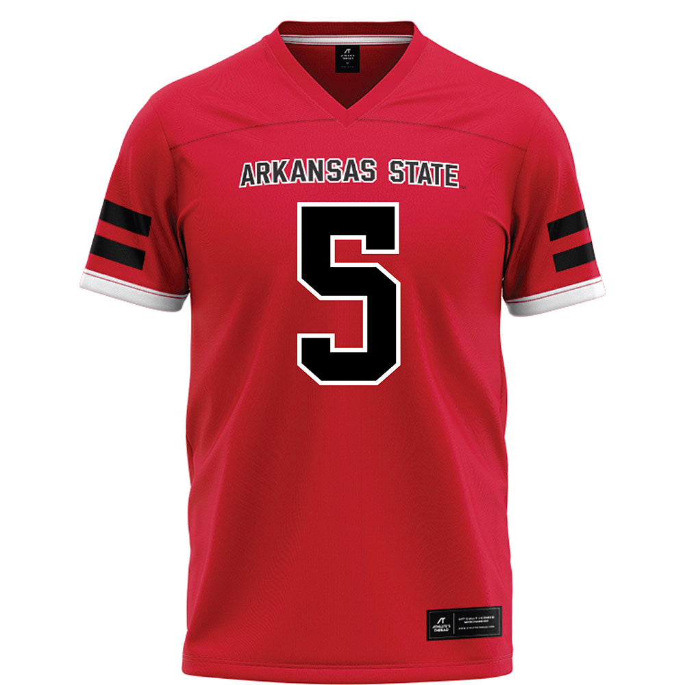Arkansas State - NCAA Football : Kenyon Clay - Red Football Jersey-0