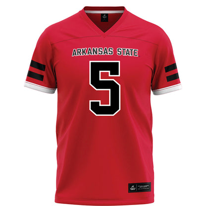 Arkansas State - NCAA Football : Kenyon Clay - Red Football Jersey-0