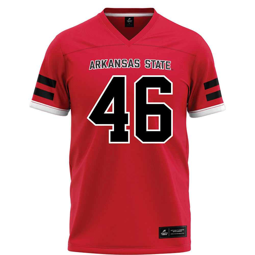 Arkansas State - NCAA Football : Nicholas Miller - Red Football Jersey-0