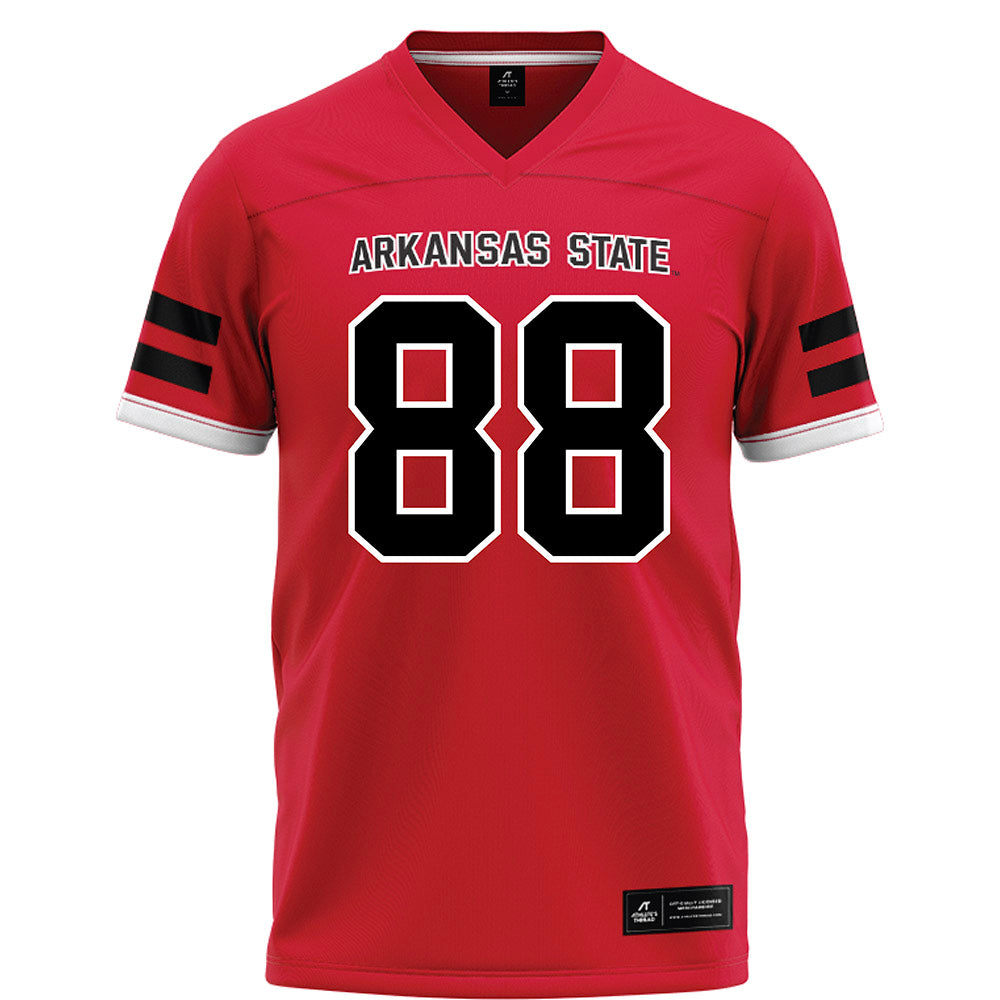 Arkansas State - NCAA Football : Calen Presser - Red Football Jersey-0
