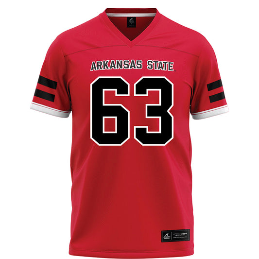 Arkansas State - NCAA Football : Aiden Kehm - Red Football Jersey-0