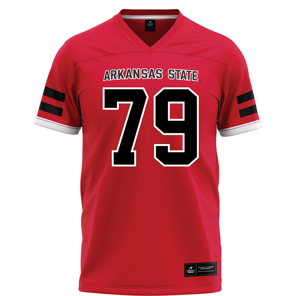 Arkansas State - NCAA Football : Baker North - Red Football Jersey