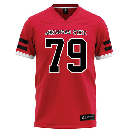 Arkansas State - NCAA Football : Baker North - Red Football Jersey