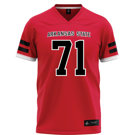 Arkansas State - NCAA Football : Chace Stratford - Red Football Jersey-0