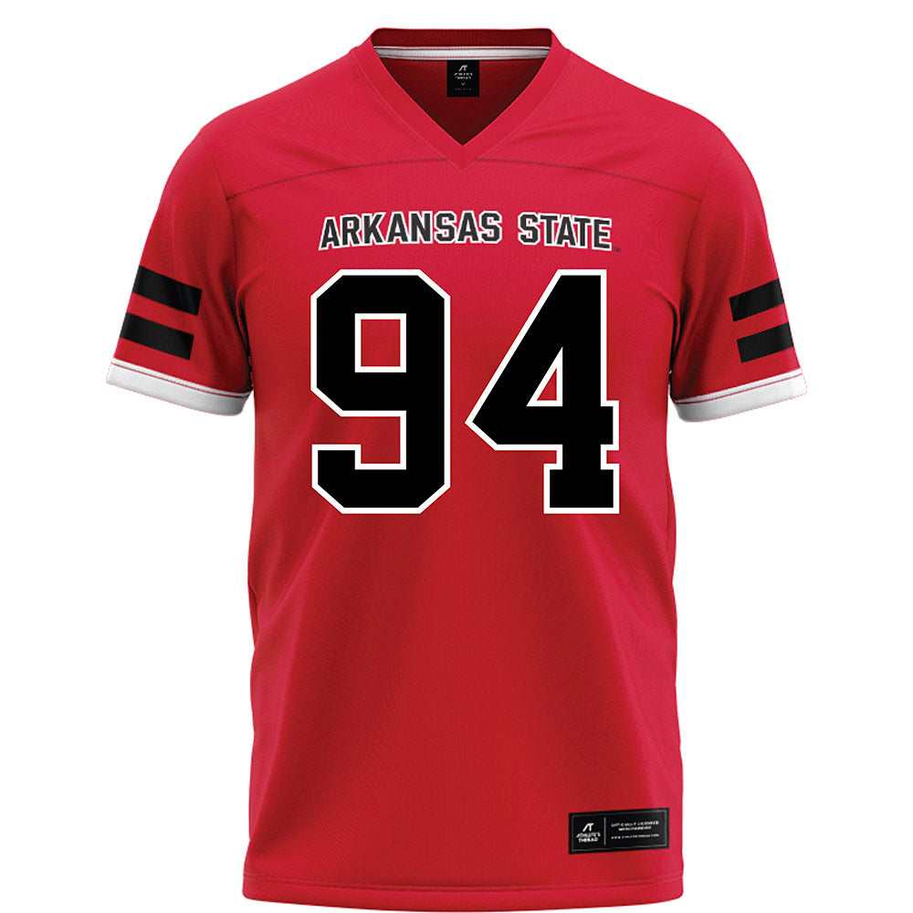Arkansas State - NCAA Football : Cody Sigler - Red Football Jersey-0