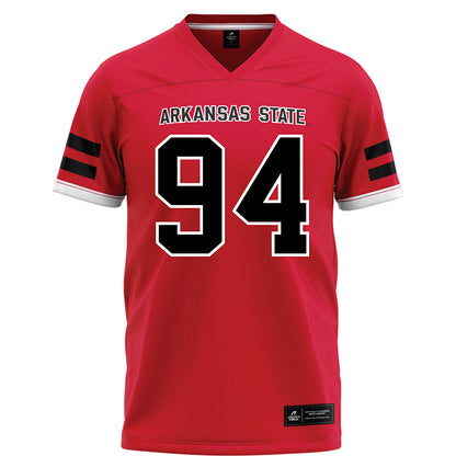 Arkansas State - NCAA Football : Cody Sigler - Red Football Jersey-0