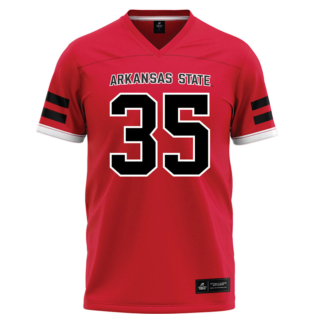 Arkansas State - NCAA Football : Jerry Horne - Red Football Jersey-0