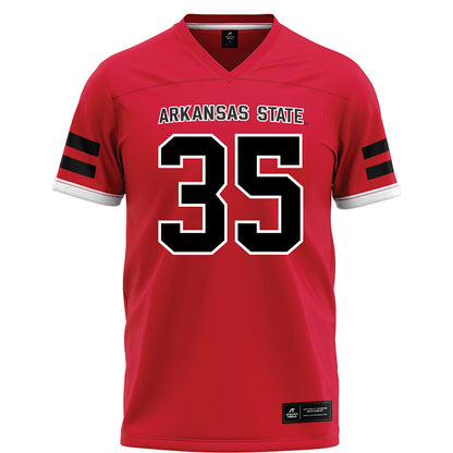 Arkansas State - NCAA Football : Jerry Horne - Red Football Jersey-0