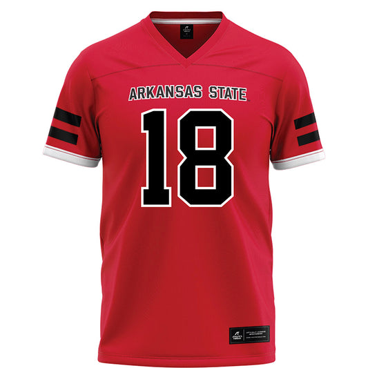 Arkansas State - NCAA Football : Malekhi Weedon - Red Football Jersey-0