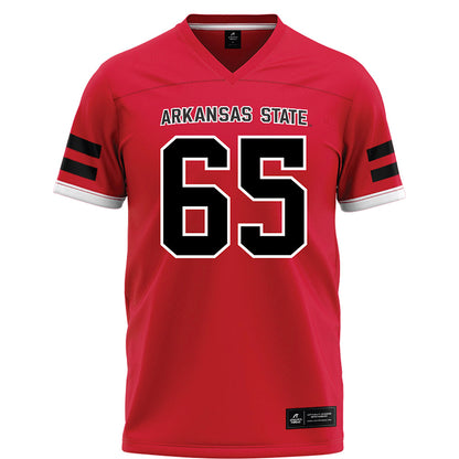 Arkansas State - NCAA Football : Noah Smith - Red Football Jersey-0