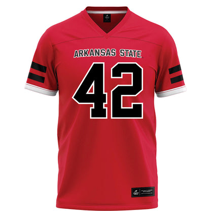 Arkansas State - NCAA Football : Shaun Williams - Red Football Jersey-0
