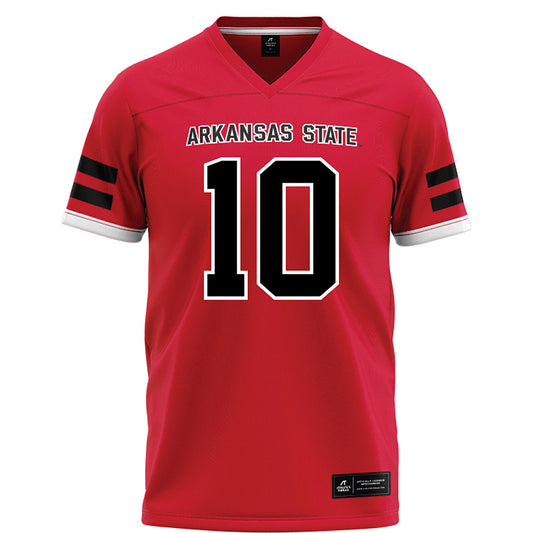 Arkansas State - NCAA Football : Jordan Sample - Red Football Jersey