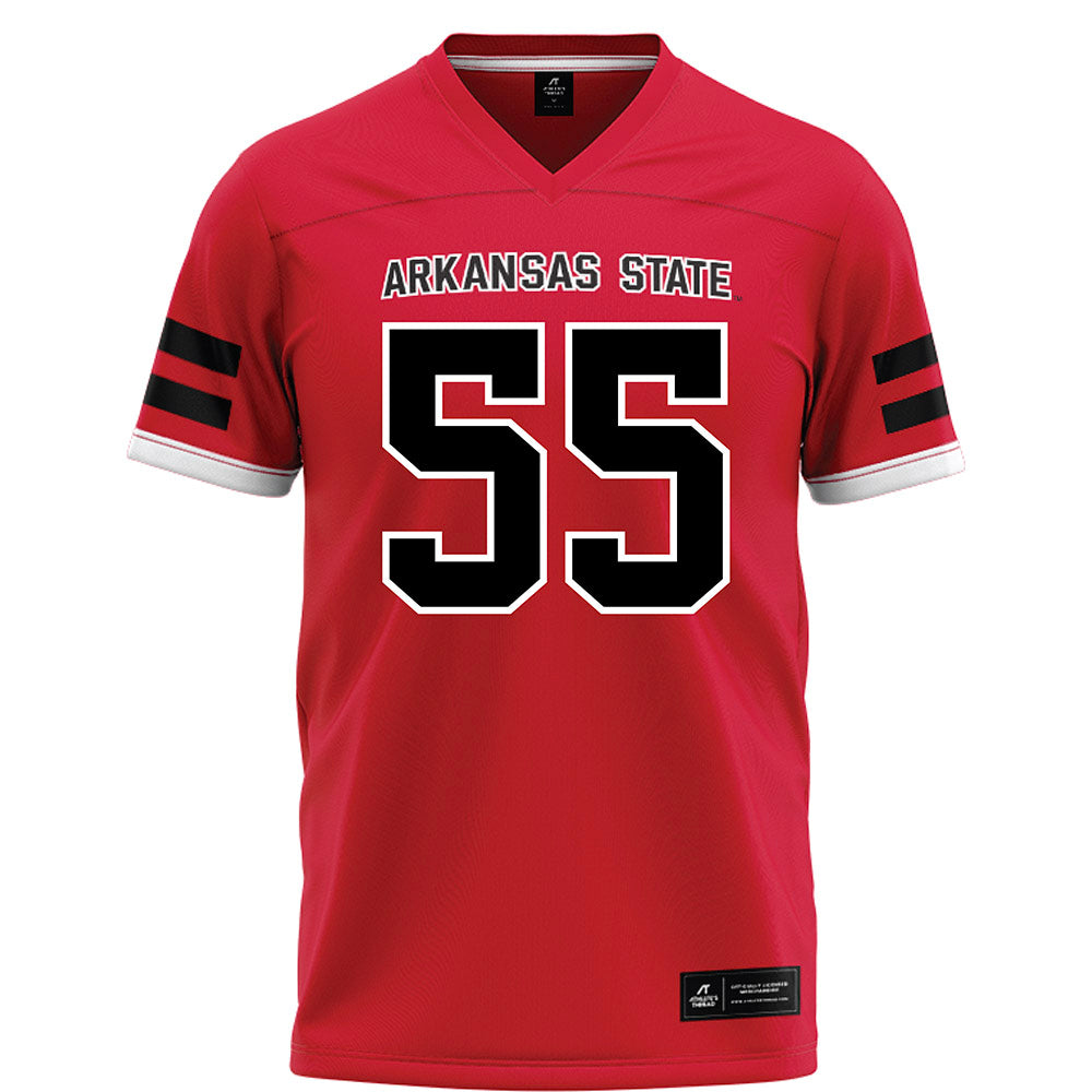 Arkansas State - NCAA Football : Aleric Watson - Red Football Jersey-0
