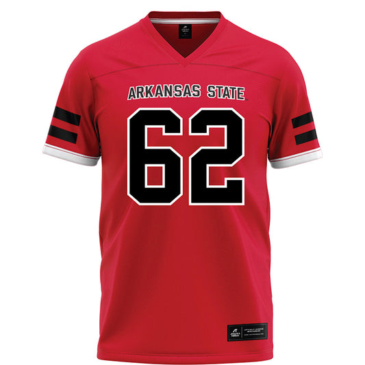 Arkansas State - NCAA Football : Jacob Pequeno - Red Football Jersey