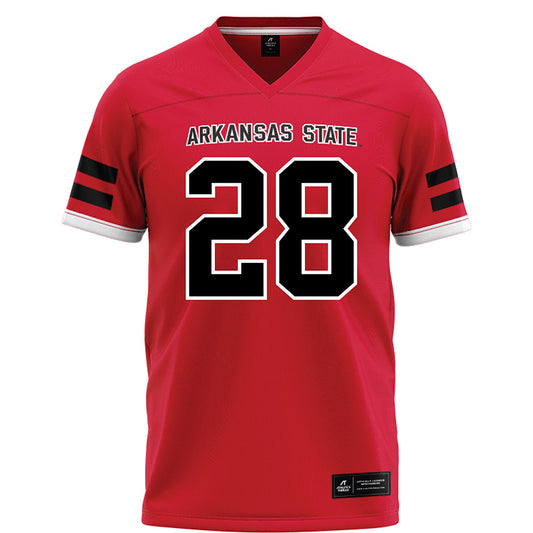 Arkansas State - NCAA Football : Daniel Demery - Red Football Jersey-0