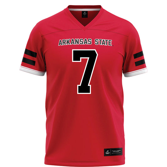 Arkansas State - NCAA Football : Corey Rucker - Red Football Jersey