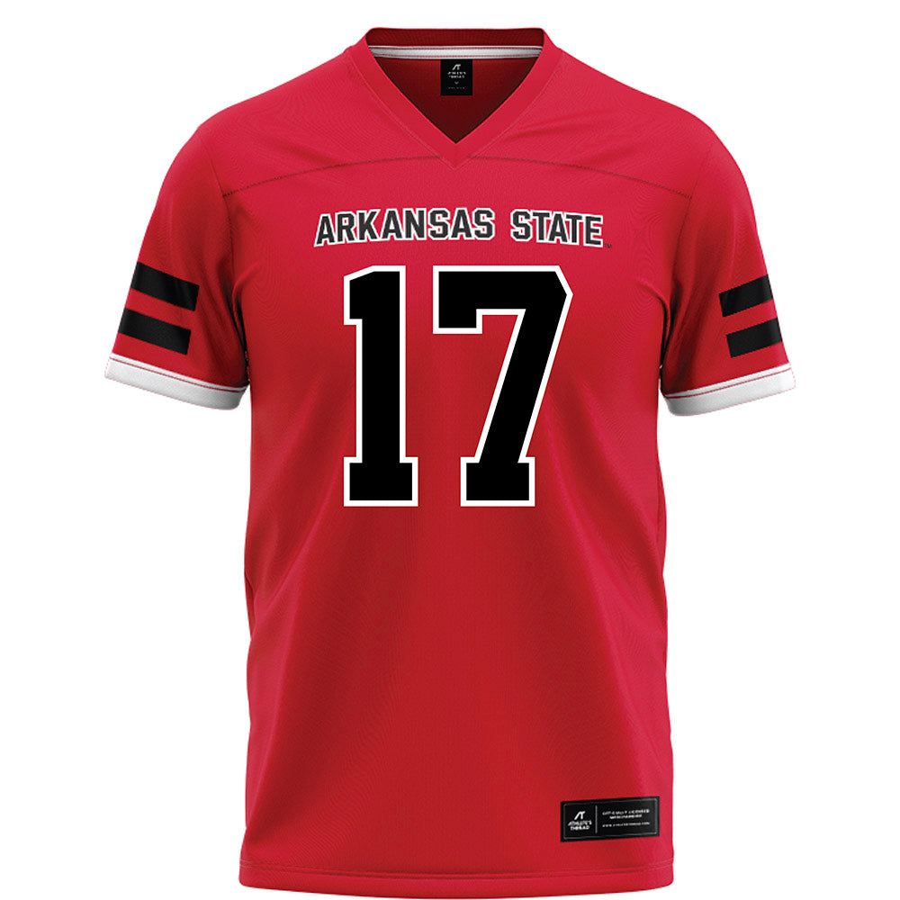 Arkansas State - NCAA Football : Christopher Boti - Red Football Jersey-0