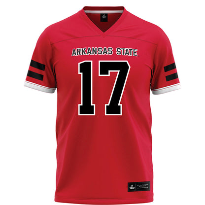 Arkansas State - NCAA Football : Christopher Boti - Red Football Jersey-0