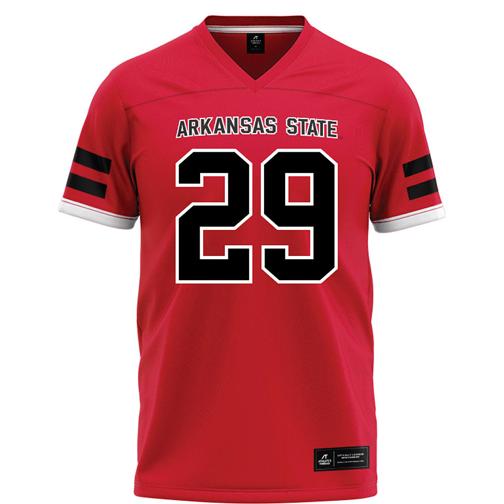 Arkansas State - NCAA Football : Jackson Waller - Red Football Jersey-0