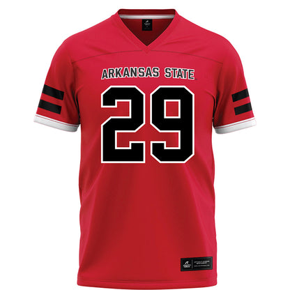 Arkansas State - NCAA Football : Jackson Waller - Red Football Jersey-0