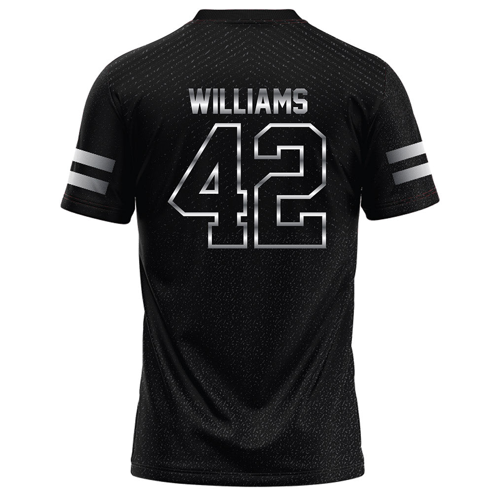 Arkansas State - NCAA Football : Shaun Williams - Melange Black Football Jersey-1